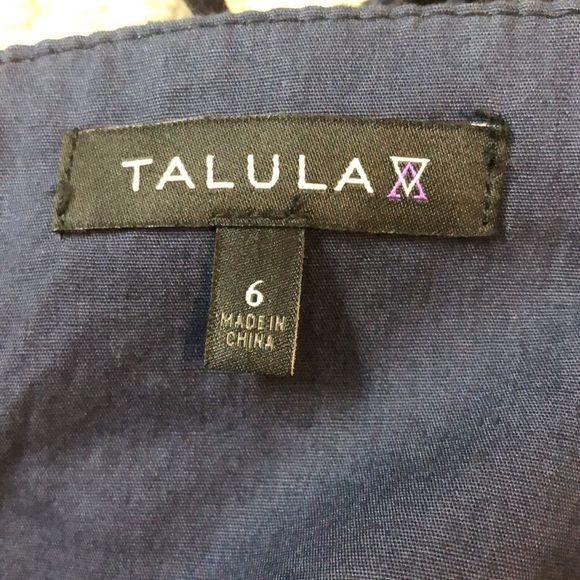 Talula Black Lace Mini Dress size 6 - Picture 8 of 9